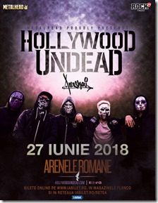 Hollywood Undead la Arenele Romane
